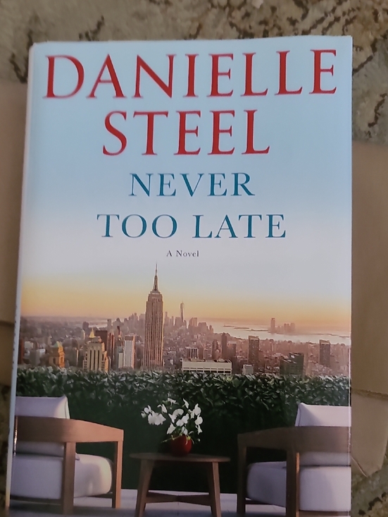 Danielle Steel Other - Danielle Steel - Never Too Late (White, Red, Blue)